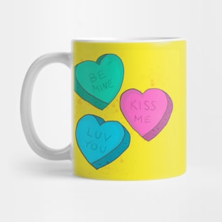 Candy hearts Mug